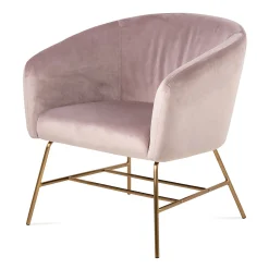 Fashion Depot Samt-Loungesessel Ramsey