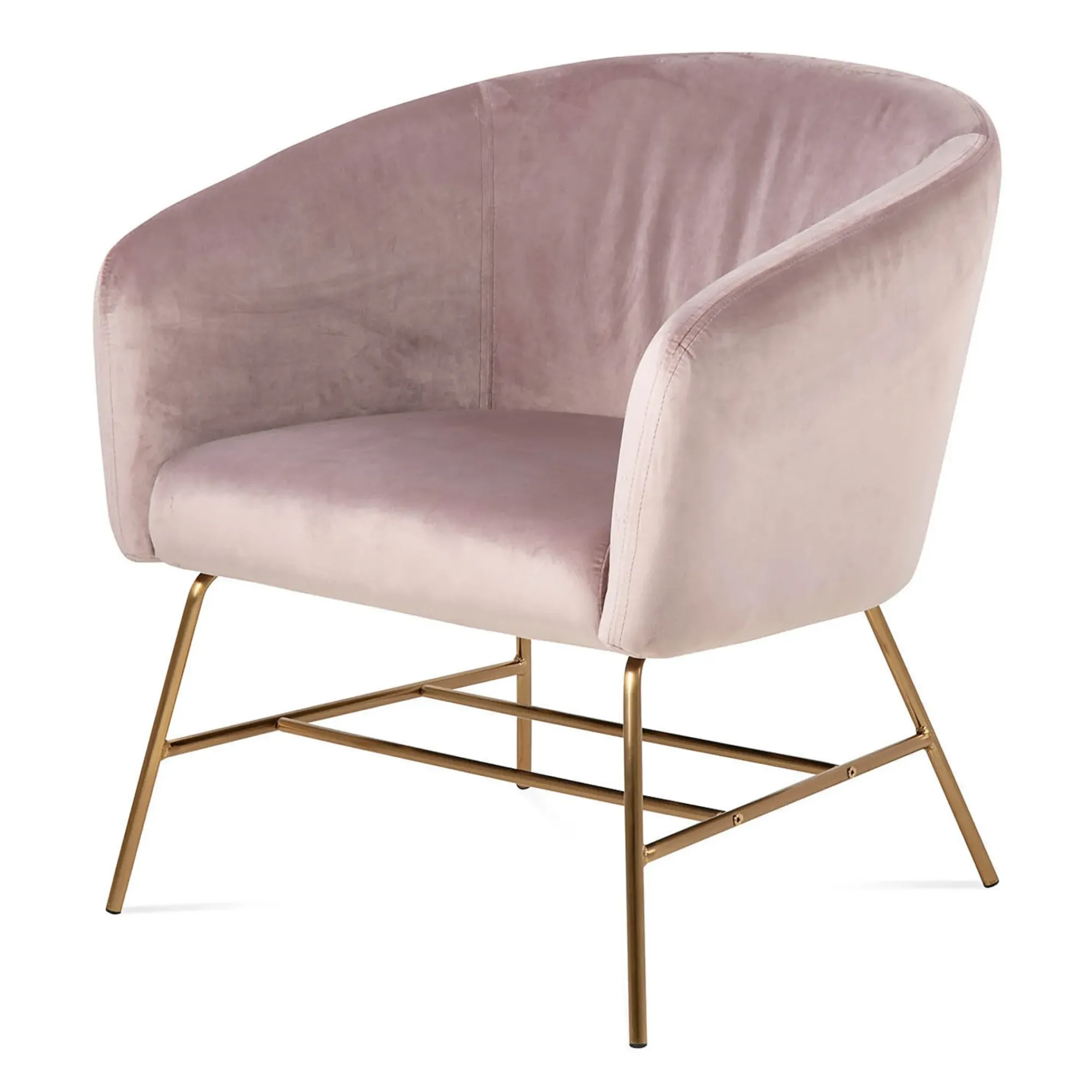 Fashion Depot Samt-Loungesessel Ramsey