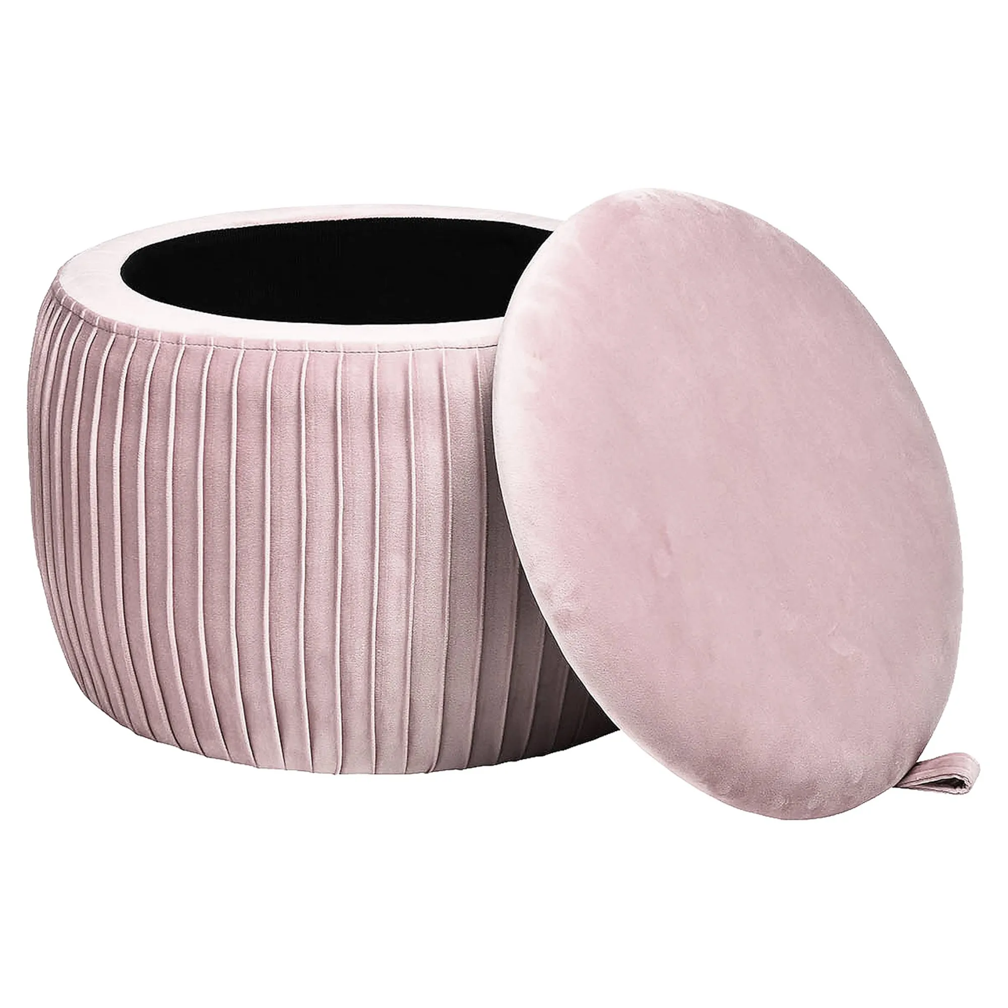 Samt-Pouf Agnes Mit Stauraum^Depot Store