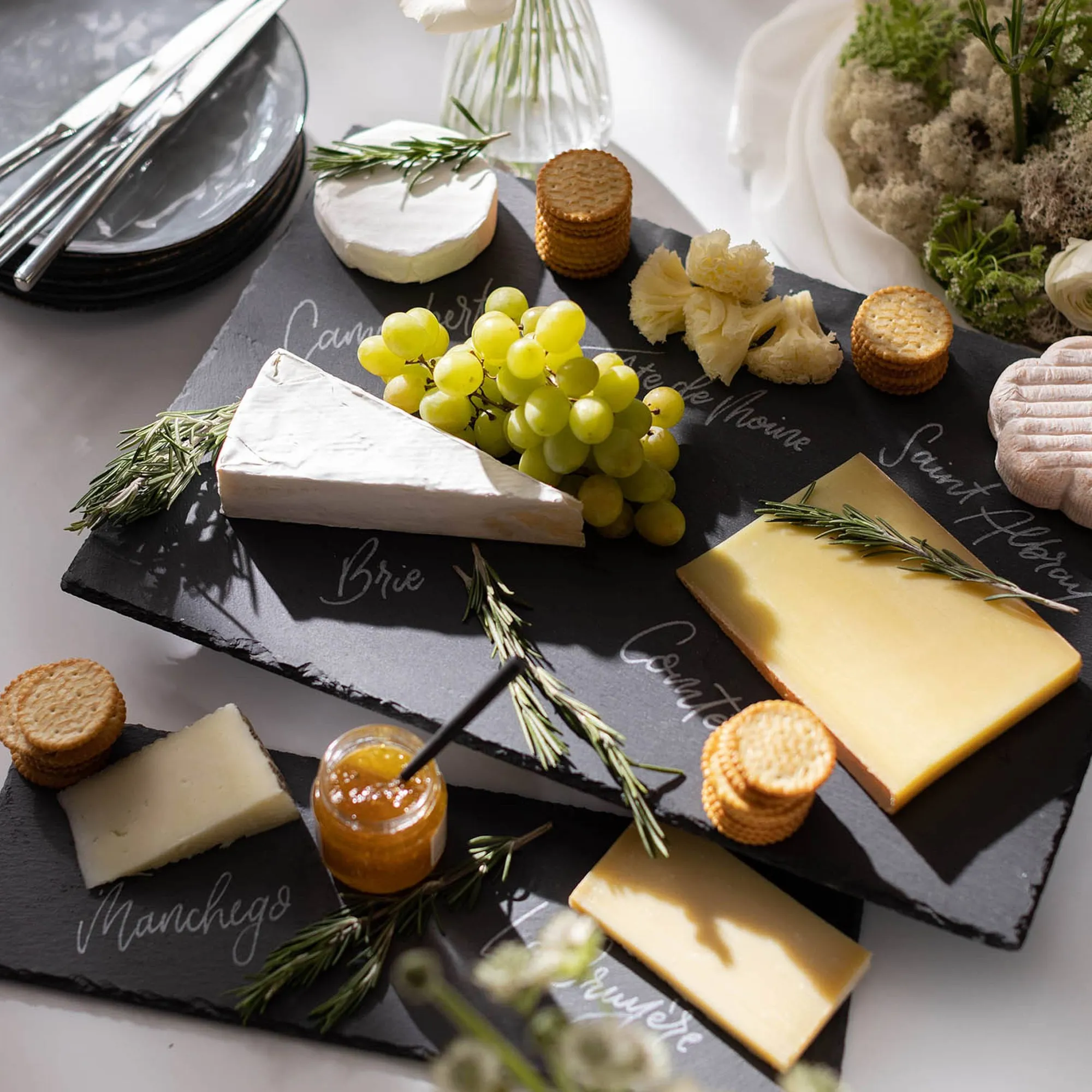 Schiefer-Servierplatte Esme^Depot New
