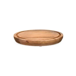 Servierglocke Mit Holzteller^Depot Best