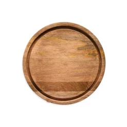 Servierglocke Mit Holzteller^Depot Best