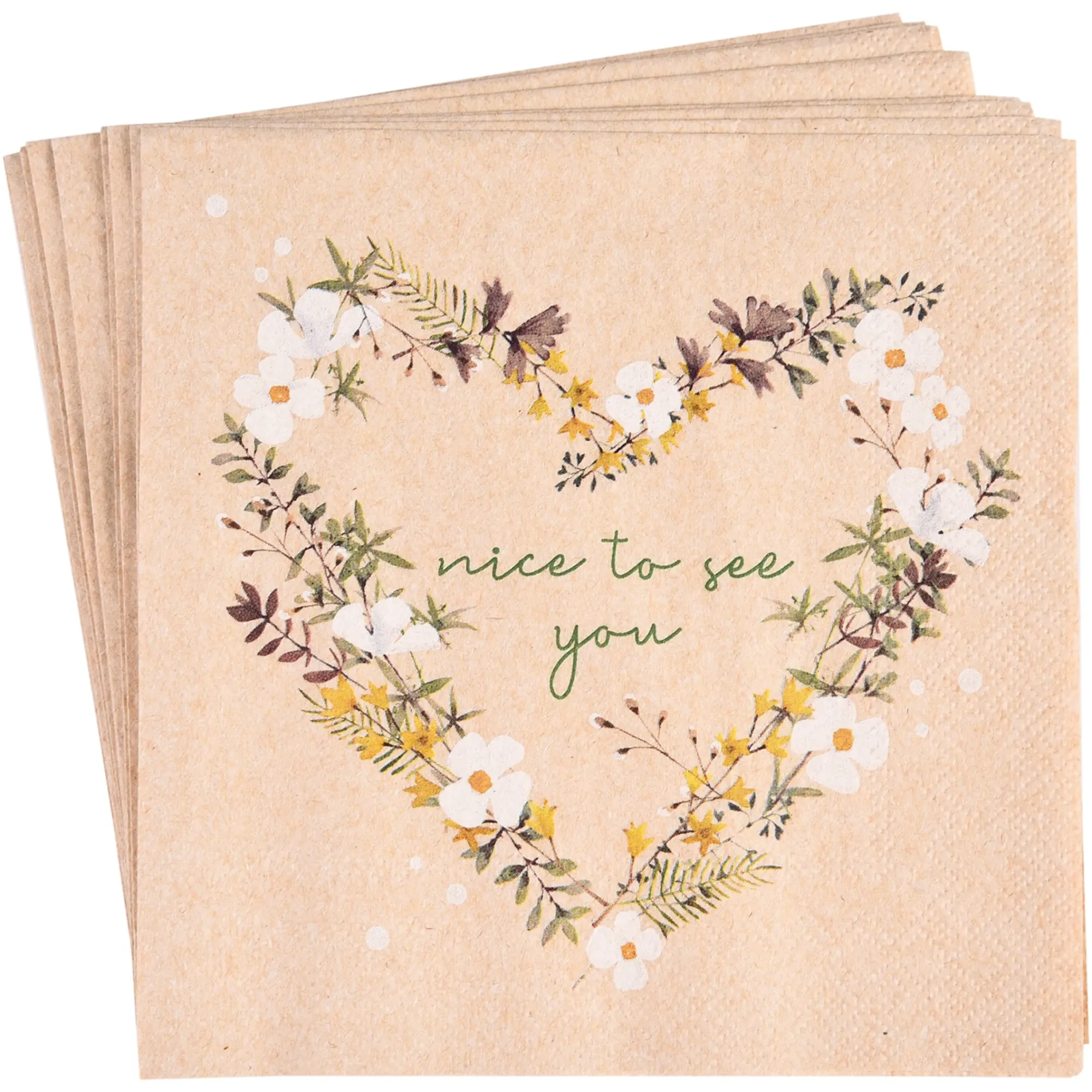 Cheap Depot Servietten Lilly Herz