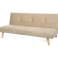 Outlet Depot 3-Sitzer Samt-Schlafsofa Polly