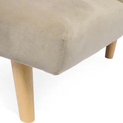 Outlet Depot 3-Sitzer Samt-Schlafsofa Polly