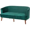 Fashion Depot 2-Sitzer Samt-Sofa Kaspar