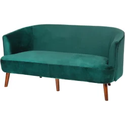 Fashion Depot 2-Sitzer Samt-Sofa Kaspar
