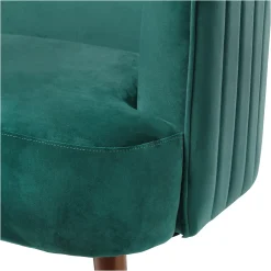 Fashion Depot 2-Sitzer Samt-Sofa Kaspar