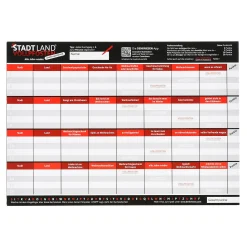 Spiel Stadt Land Vollpfosten Christmas Edition^Depot Sale