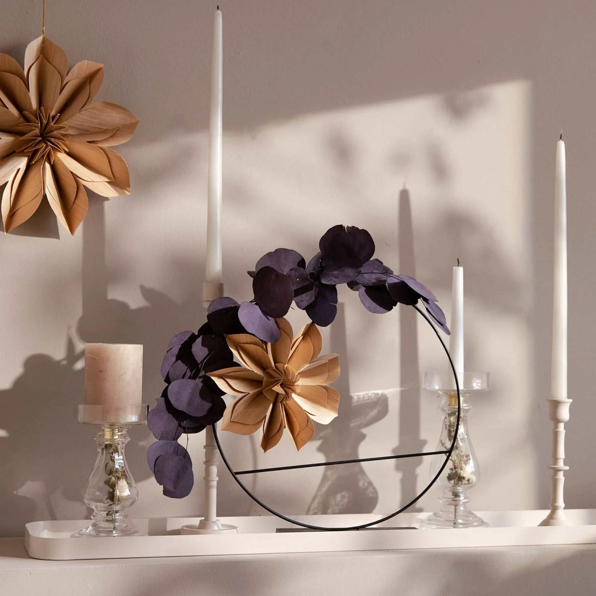 Spitzkerzen-Set Advent Mit Kerzen-Stickern^Depot Discount