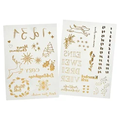 Spitzkerzen-Set Advent Mit Kerzen-Stickern^Depot Discount