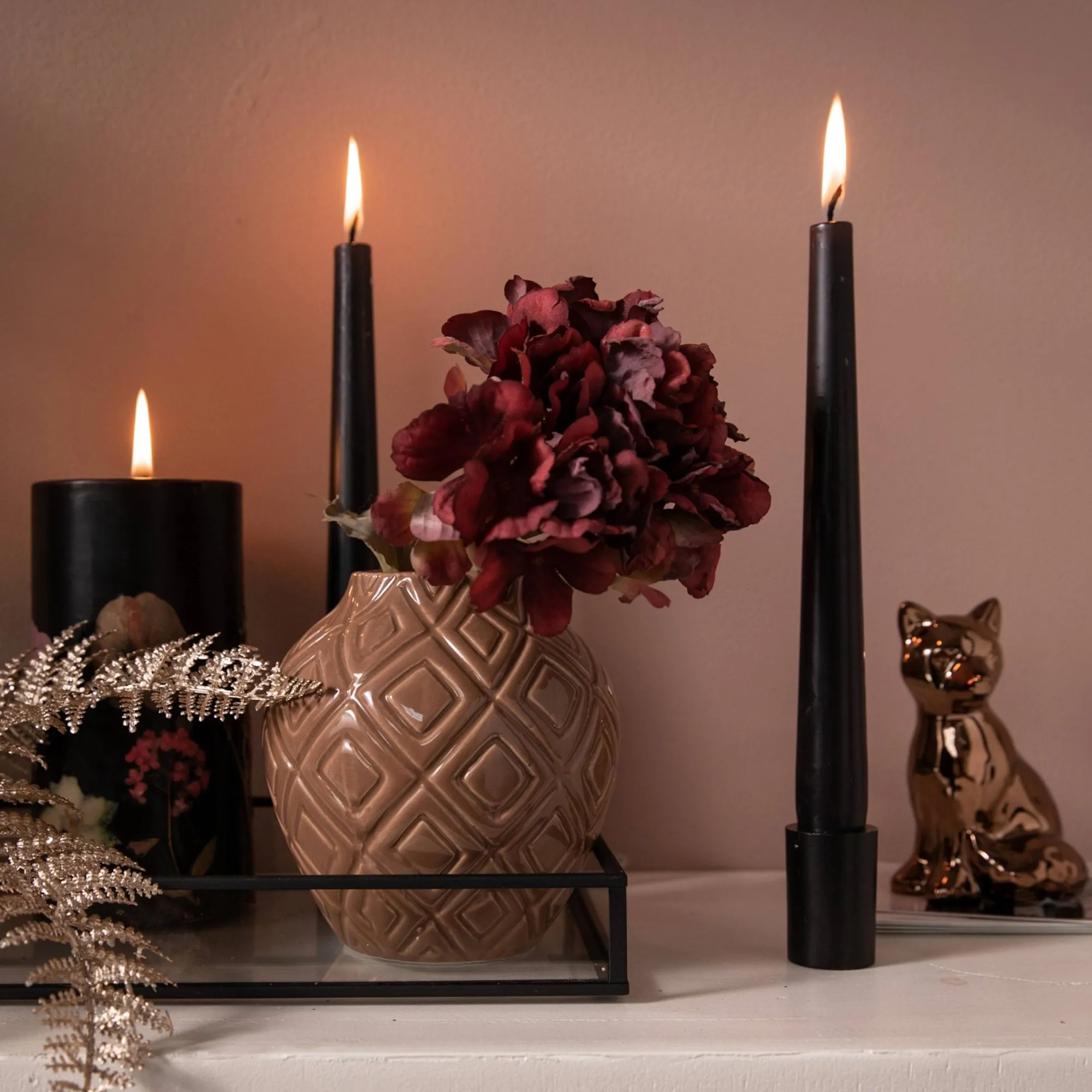 Spitzkerzen-Set Advent Mit Kerzenstickern^Depot Best Sale
