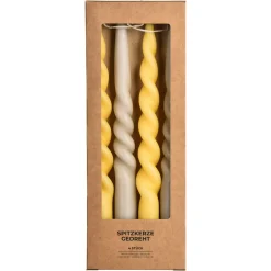 Hot Depot Spitzkerzen-Set, Gedreht