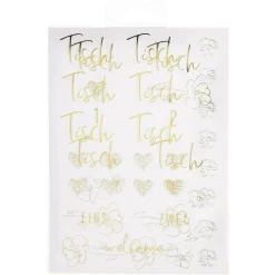 Outlet Depot Stickerbogen-Set Wedding