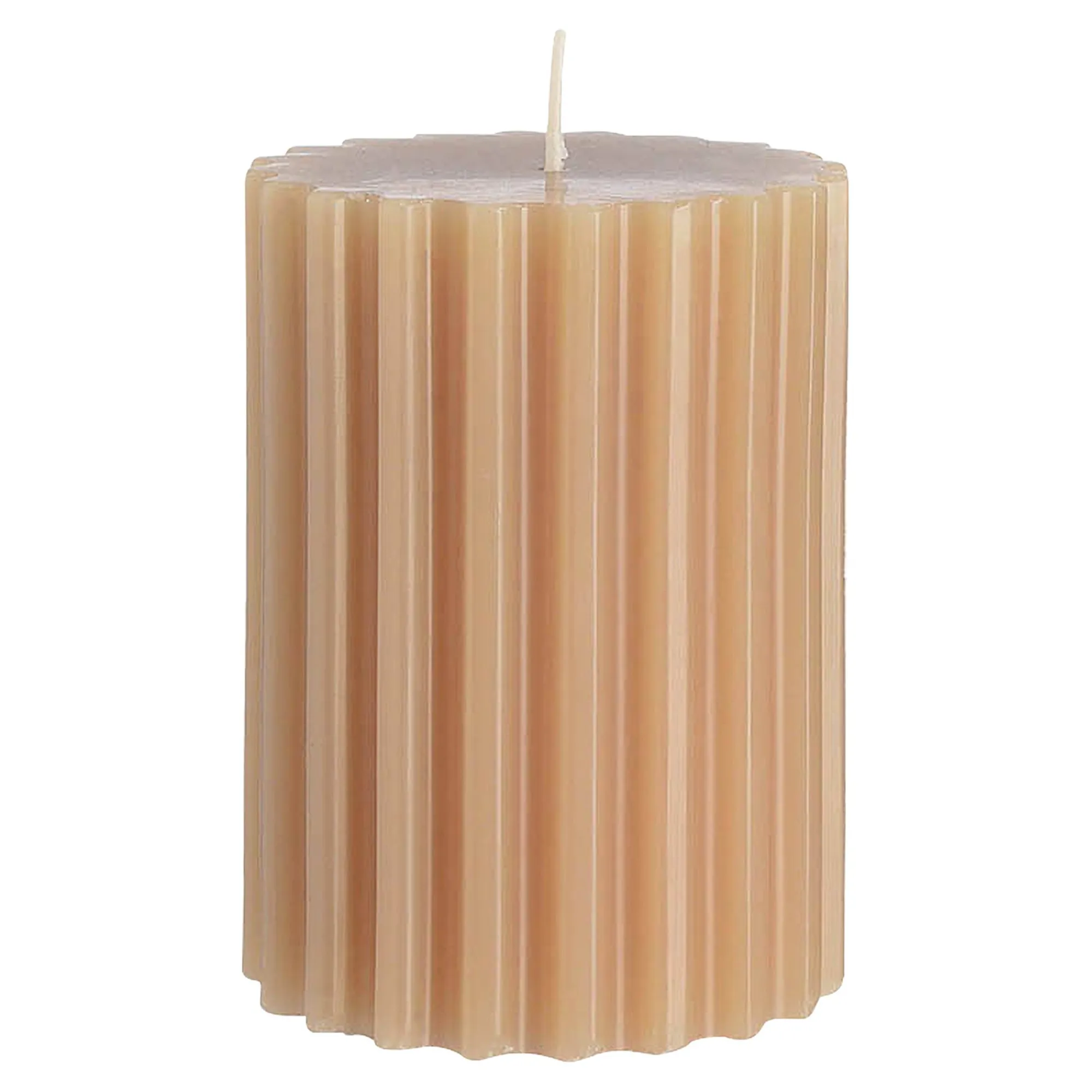 Stumpenkerze, Gerillt^Depot Discount