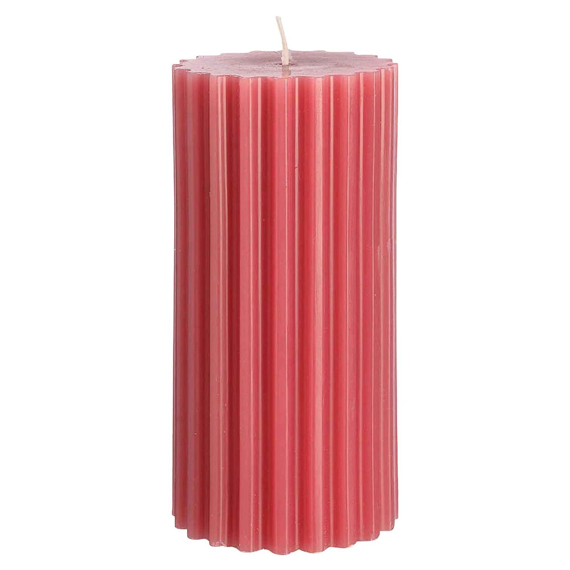 Stumpenkerze, Gerillt^Depot Discount