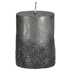 Stumpenkerze Metallic Granulat^Depot Hot