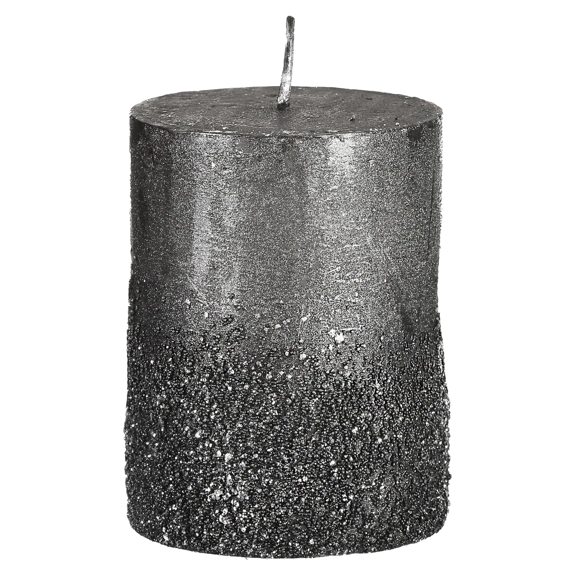 Stumpenkerze Metallic Granulat^Depot Hot