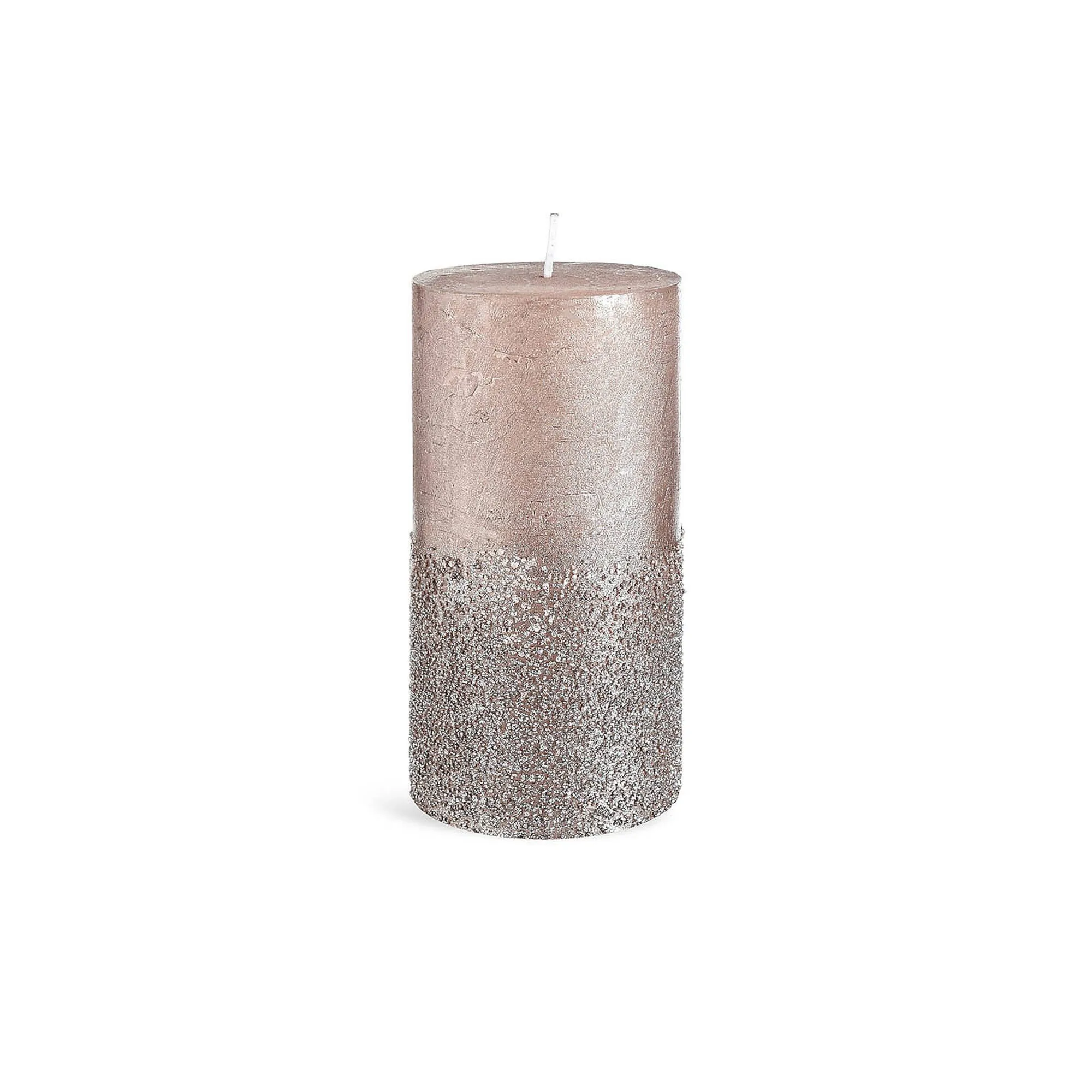 Stumpenkerze Metallic Granulat^Depot Outlet