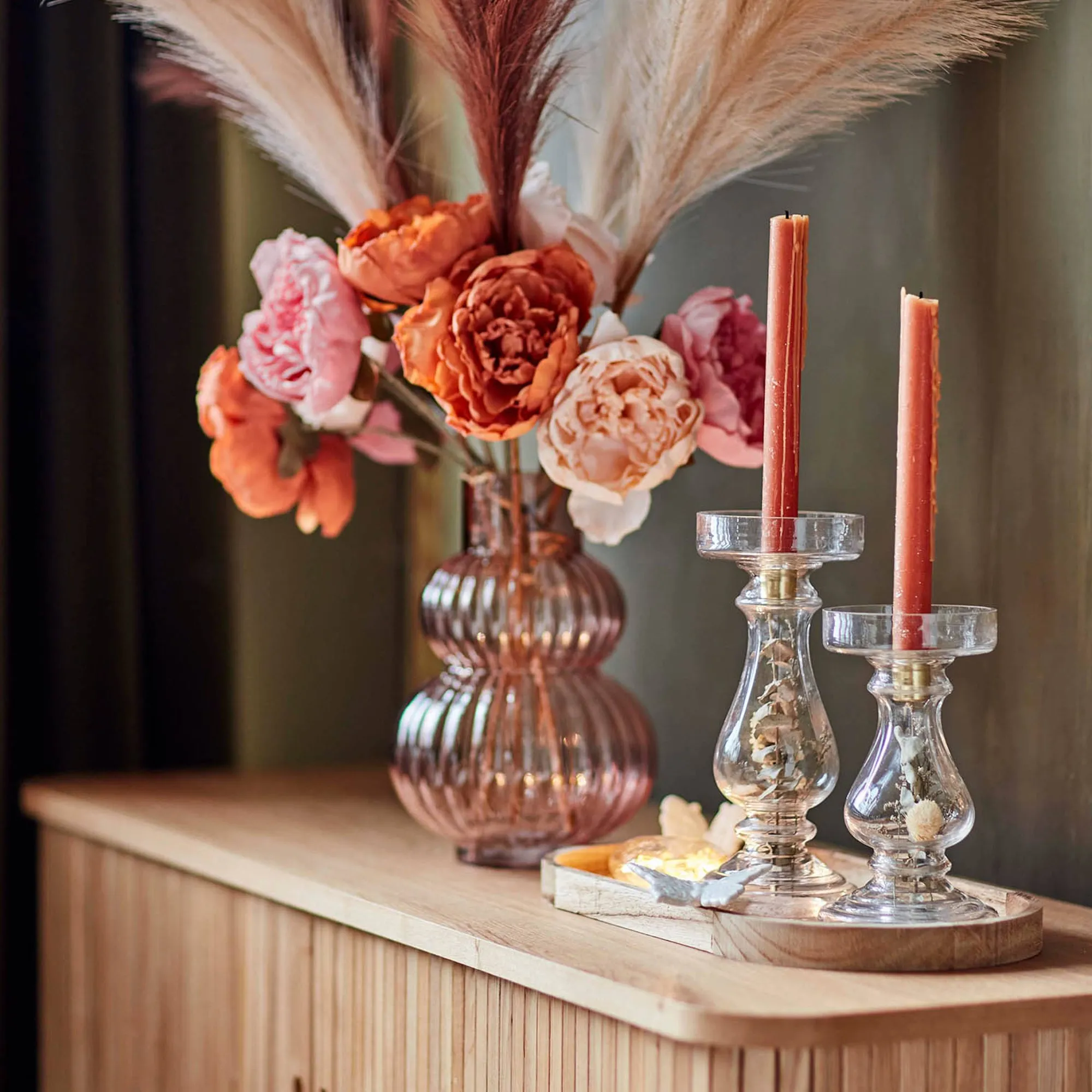 Stumpenkerzenhalter Dry Flower^Depot Fashion