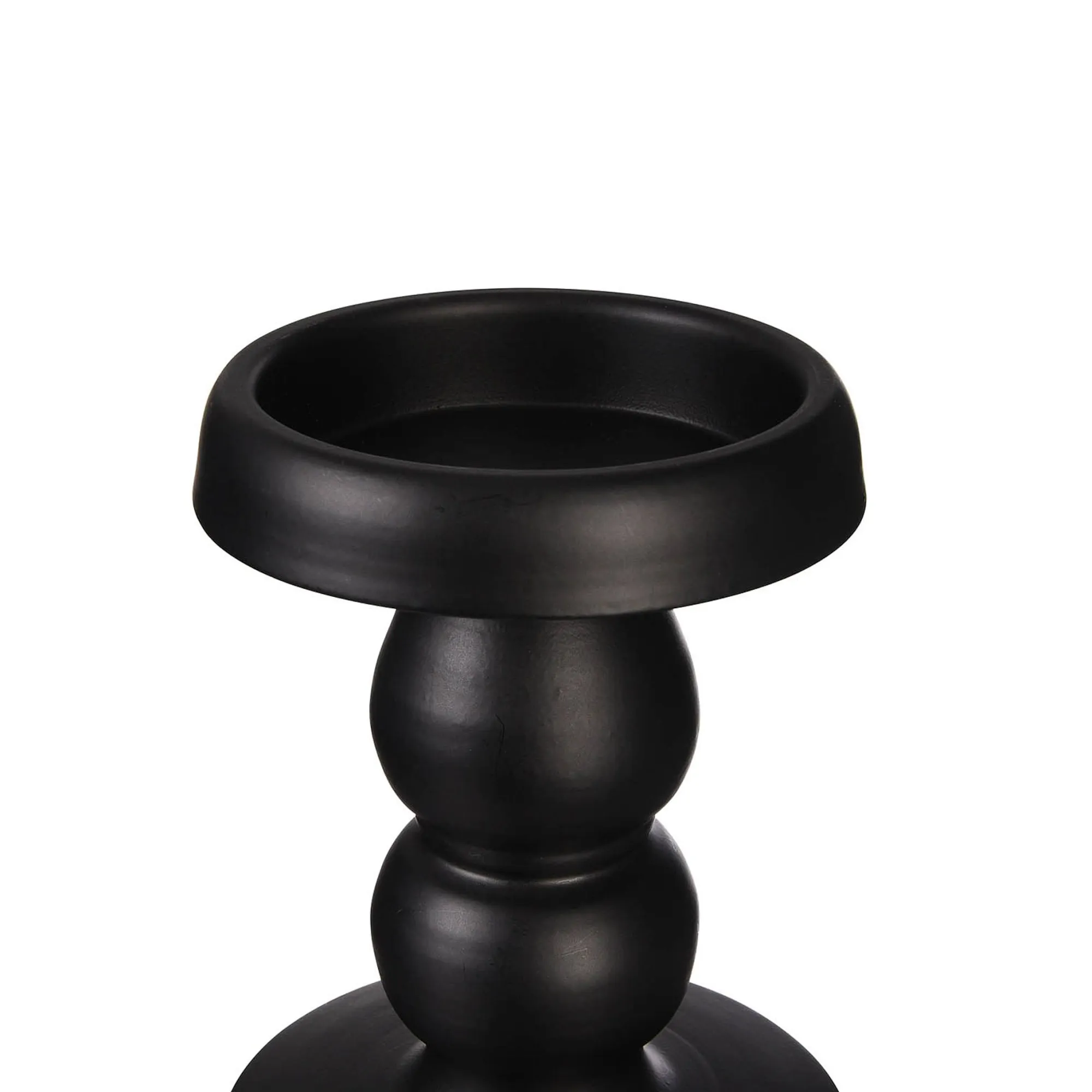 Stumpenkerzenhalter-Set Svart^Depot Cheap