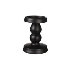 Stumpenkerzenhalter Svart^Depot Discount