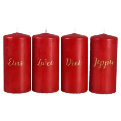 Stumpenkerzen-Set Advent^Depot Cheap