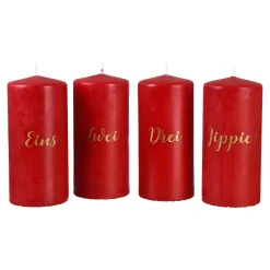 Stumpenkerzen-Set Advent^Depot Cheap