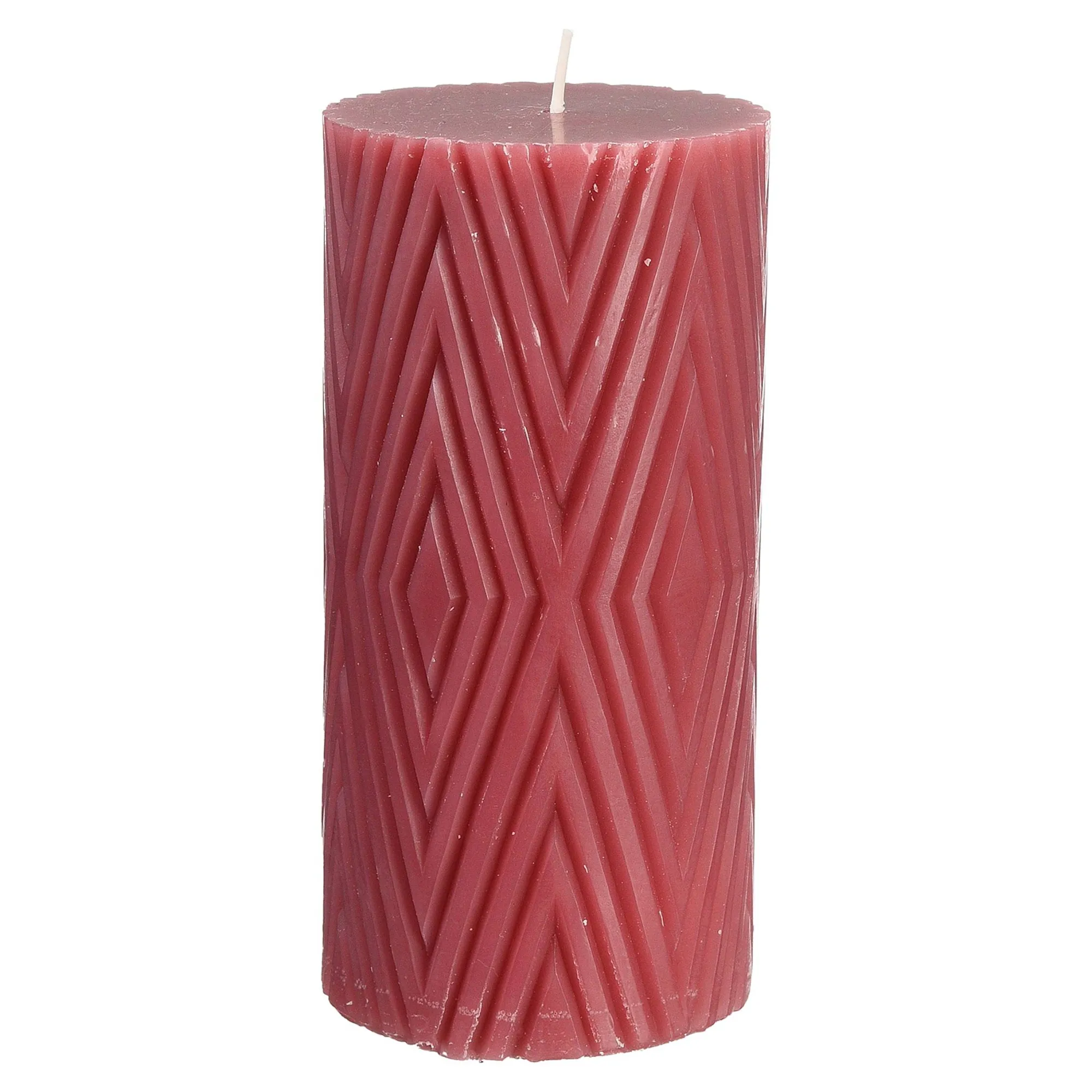 Stumpenkerze Raute^Depot Clearance