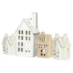 Teelichthalter-Set Haus^Depot Best
