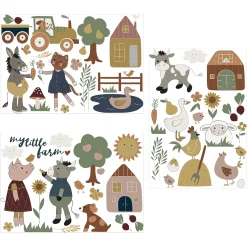 Shop Depot Wandsticker-Bogen Little Farm