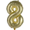 Fashion Depot Xl-Folienballon Nummer 8