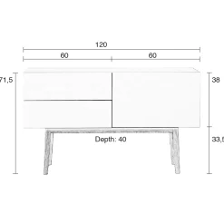 Zuiver Sideboard High On Wood^Depot Sale